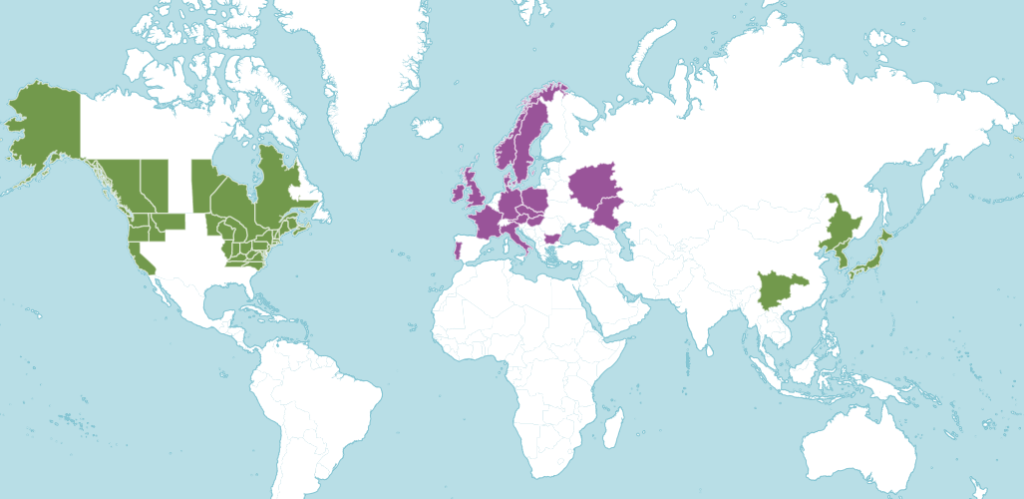 Туя ареал обитания.png Туя ареал обитания.png