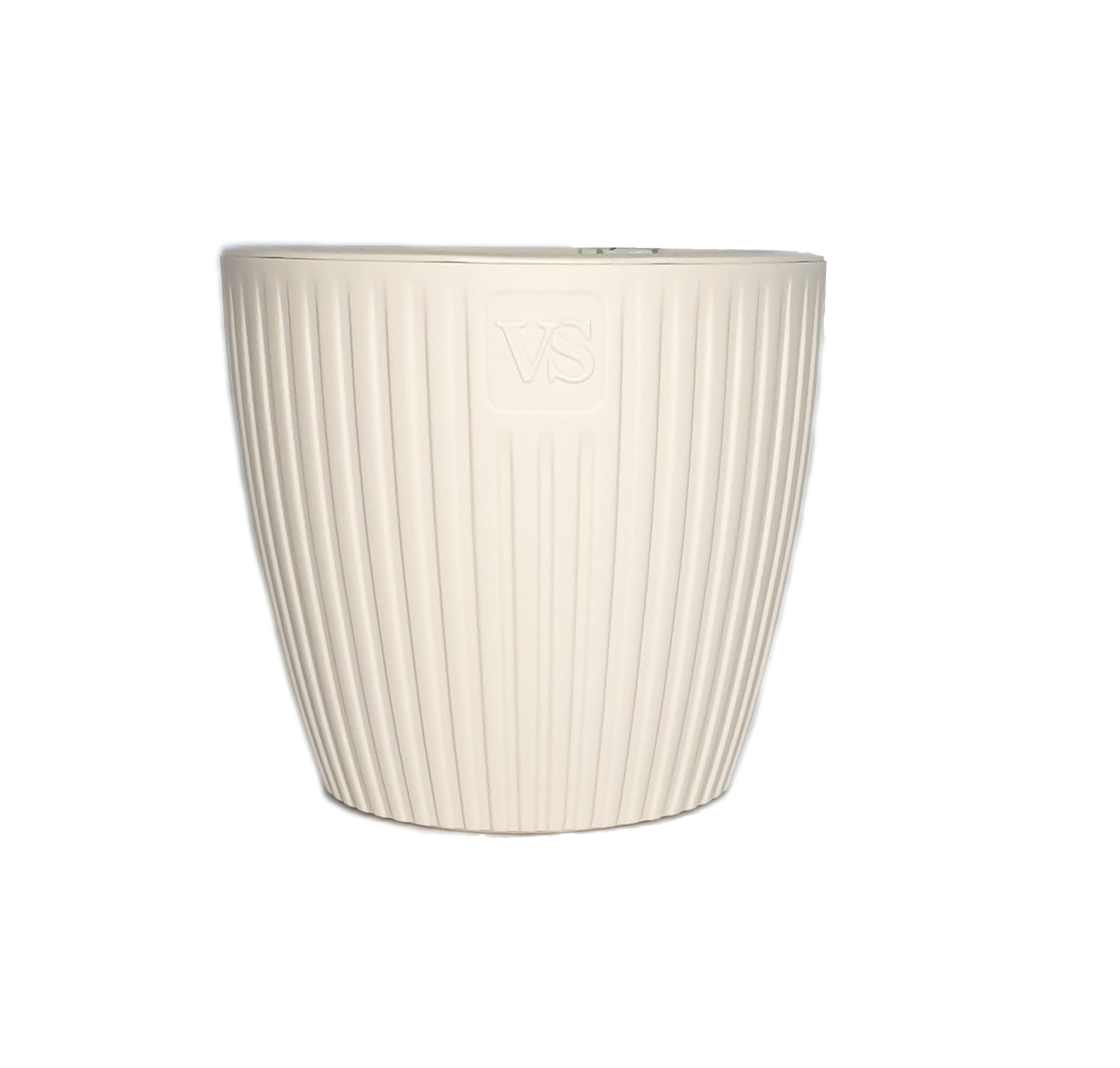 Кашпо с дренажной системой «Эви» VipSet 1,5 л, крем