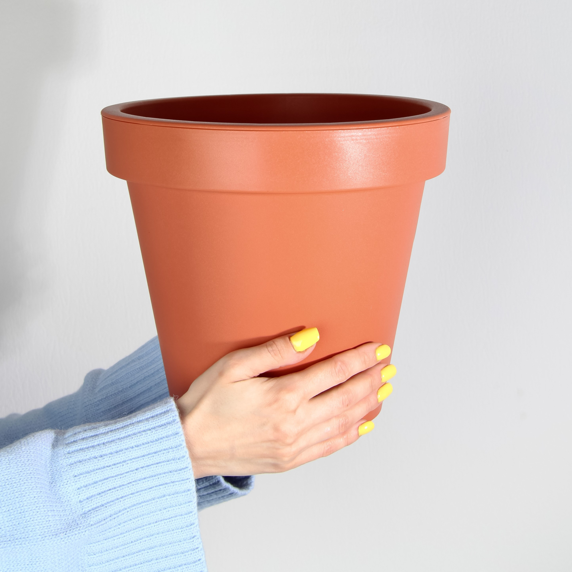 Кашпо «Купман» круглое для дома и сада, D 25 см, объём 7 л, терракот Кашпо «Купман» круглое для дома и сада, D 25 см, объём 7 л, терракот